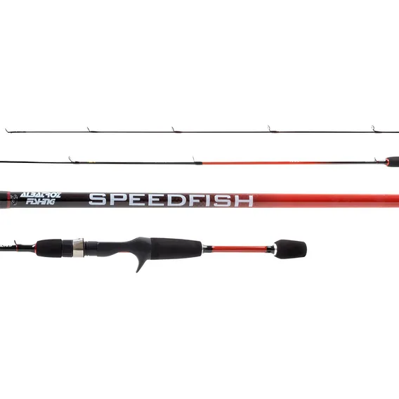 Vara Para Carretilha Speedfish C501 1,50m 2-6lbs - Albatroz Cor Vermelho Foto 1
