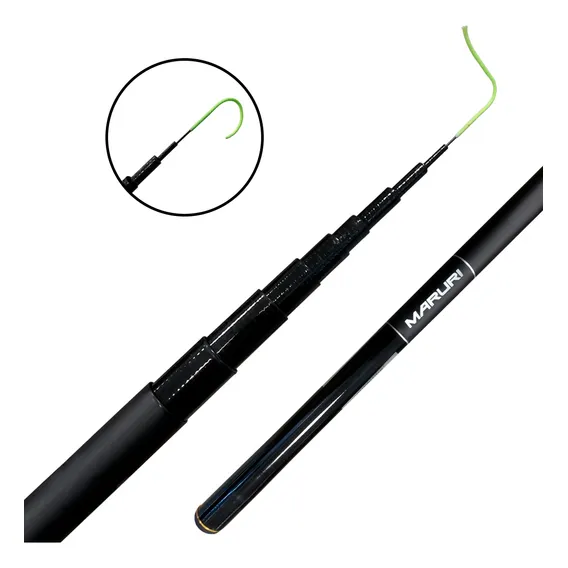 Vara Telescópica Joker Black 3,90m 8 Gomos - Maruri Foto 1