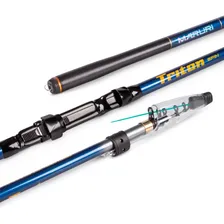 Vara Telesc贸pica Para Molinete Triton Spin 2,40m - Maruri Foto mini 2