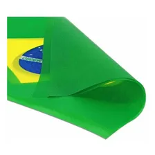 Varal Bandeiras Brasil 4,5m - 10 Bandeirinhas Tecido 30x20cm Foto mini 3