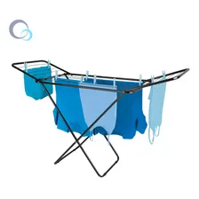Varal Chao Com Abas Retrátil Slim Preto Mor Foto mini 1