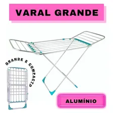 Varal De AlumÃnio Grande Com Abas Dobravel Retratil Foto mini 1