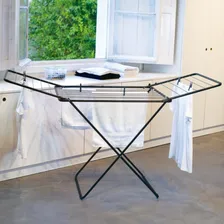 Varal De Chão Grande Big Gigante Maxi 174 Cm Aço Branco Mor Cor Preto Foto mini 1