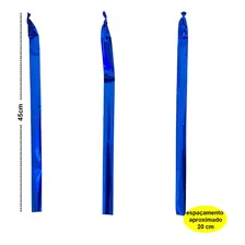 Varal De Fitas Metalizadas Azul - 200 Metros Cor Azul royal Foto mini 2