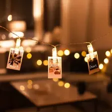 Varal De Led Com Pregador Glitter Branco Quente Wincy Foto mini 4
