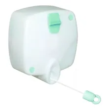 Varal De Parede Automático Rotoflex Corda De 5m Retrátil Cor Branco Foto mini 1