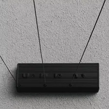 Varal Para Parede Automático Com 5,5 Metros E 3 Cordas Preto Foto mini 1