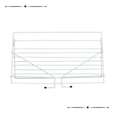 Varal Portátil Pequeno Porta Box Janela Apartamento Cor Branco Foto mini 4
