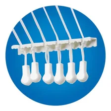 Varal Pratico De Varetas Individuais Aluminio 1,40m Para Par Foto mini 2