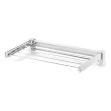 Varal RecolhÃvel Retrátil De Parede 70cm Branco Seca Fácil Foto mini 2