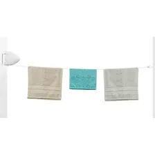 Varal Retrátil Automático Nylon 15m Suporta Até 10kg Ordene Cor Branco Foto mini 1