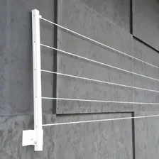 Varal Retratil Parede Muro 30kg Extensivel Até 4m - 5 Cordas Foto mini 4