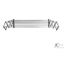 Varal Sanfonado Parede Alumínio 60cm Retrátil Apartamento Foto mini 4