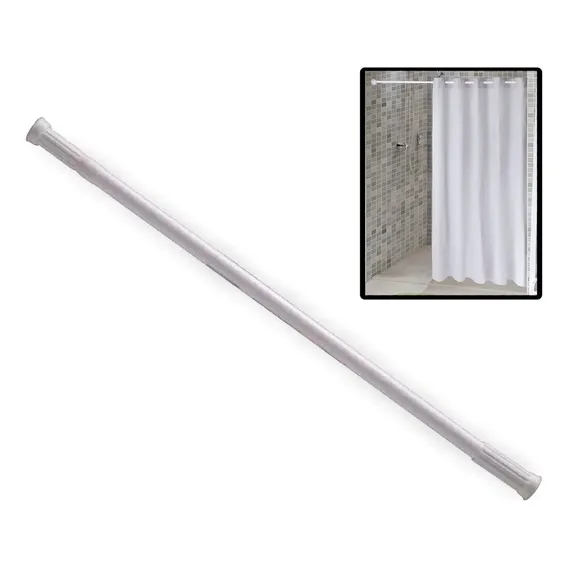 Varao Extensivel De Cortina Porta Cortina Para Box Banheiro Foto 1