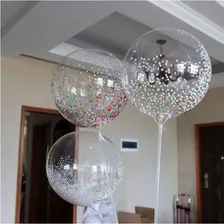Vareta com Suporte Pega Balão Bubble Metalizado 50 -Maristiê Foto mini 4