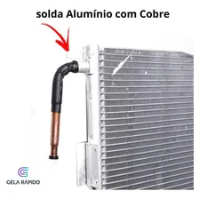 Vareta Solda AlumÃnio Com Cobre Izi-100 Fluxo - Serpentina Cor da punta Cinza Foto mini 2