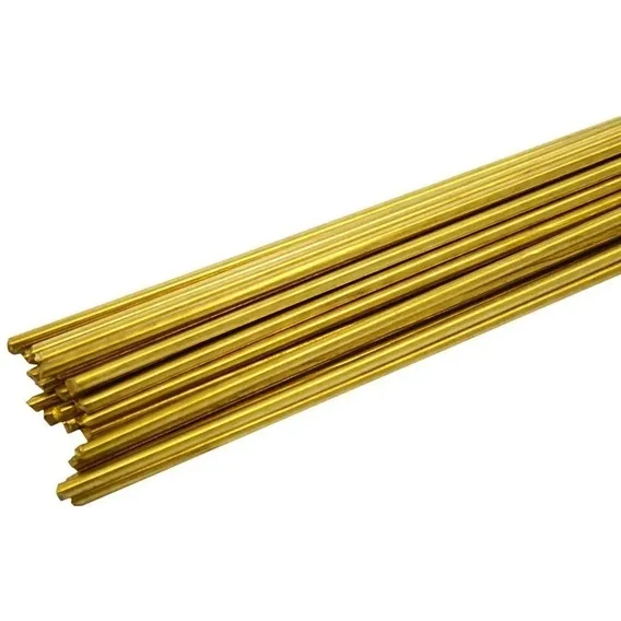 Vareta Solda Latão Grossa 3,2mm 1/8 Amarela 1kg Ômega Foto 1