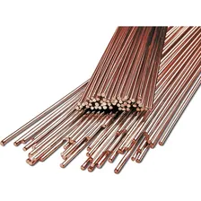 Vareta Solda Oxi Acetileno Ferro Cobreado 3,20mm Ômega 1kg Foto mini 2
