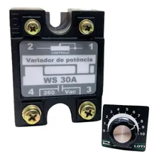 Variador De Tensão E Potencia 30a Ws30a Potenciômetro 220k Foto mini 2