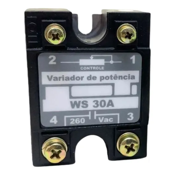 Variador De Tensão E Potencia 30a Ws30a Potenciômetro 220k Foto 1