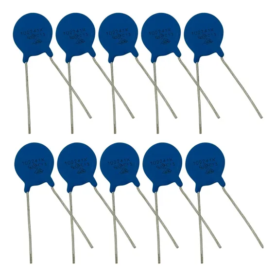 Varistor S10d241k Ac 150v Azul - Kit 10 Peças Foto 1
