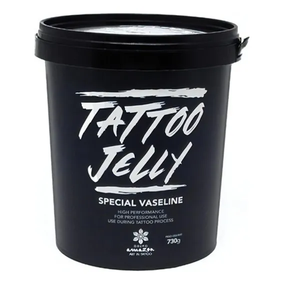 Vaselina Especial Tattoo Jelly Amazon 730g Tatuagem Foto 1