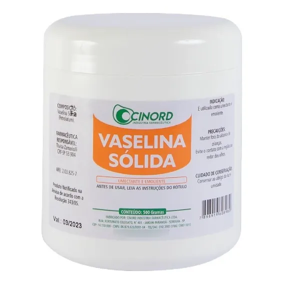 Vaselina Solida 500 Gr Cinord Foto 1