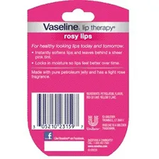 Vaseline Hidratante Protetor Labial Therapy Rosy Lips 7g Foto mini 3