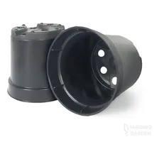 Vasinhos Lembrancinha 07 Cactos Suculentas Mudas 1000 Und Cor Preto Liso Foto mini 3