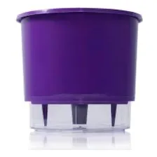 Vaso Auto Irrigável Com Drenagem | 16x16x15 Cm Foto mini 1