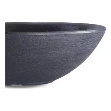 Vaso Bacia Verona Preto 16cm Polietileno Afort Foto mini 2
