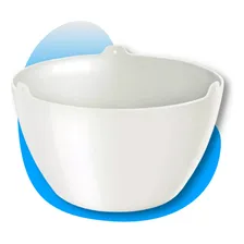 Vaso Cachepô Cuia Suspenso Elegance Plástico Branco 4 Litros Foto mini 1