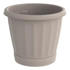 Vaso Cachepot Com Prato N35 Palha Uninjet Foto  mini 1