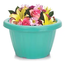 Vaso Canelado 1200ml P/ Flores Colorido Kit 6 Peças Foto mini  2