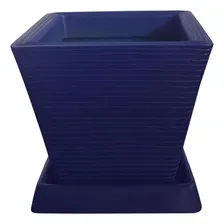 Vaso De Planta Decorativo Polietileno 30x30 + Prato Marinho Foto mini 1