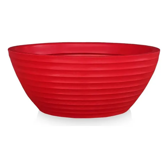 Vaso De Planta Flor Bacia Cuia Polietileno 30x12 V Ferrari Foto 1