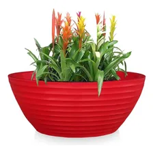 Vaso De Planta Flor Bacia Cuia Polietileno 30x12 V Ferrari Foto mini 2