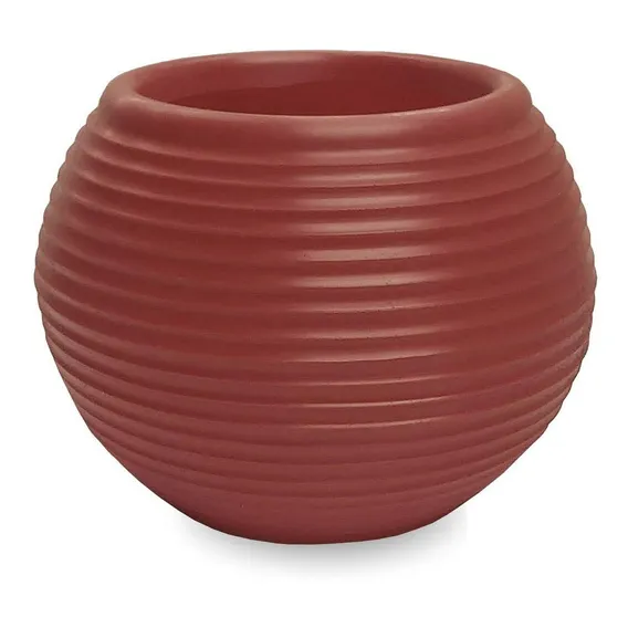 Vaso De Planta Flor Cônico Polietileno B 30x40 Cerâmica Foto 1