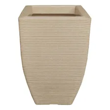 Vaso De Planta Trapézio Decorativo Polietileno 60x38cm Areia Foto mini 1