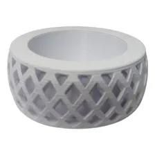 Vaso Decorativo Para Cactus E Suculentas Cor Branco Foto  mini 1