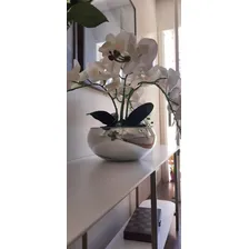 Vaso Espelhado Decorativo Prata Centro De Mesa Redondo Bacia Foto mini  2