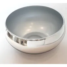 Vaso Espelhado Decorativo Prata Centro De Mesa Redondo Bacia Foto mini 4