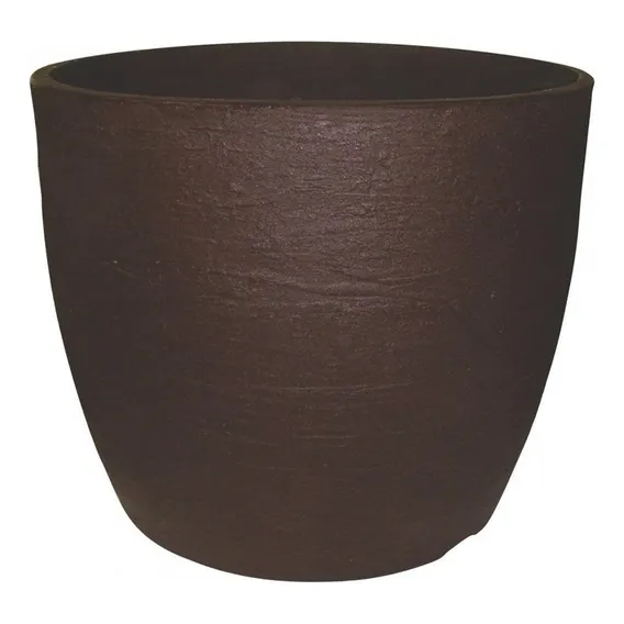 Vaso Redondo Europa 28cmx33,5cm Café Japi Cor Marrom Foto 1