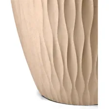 Vaso Rotomoldado Infinity Redondo 29 Cm Areia Foto mini 2