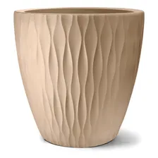 Vaso Rotomoldado Infinity Redondo 29 Cm Areia Foto mini 1