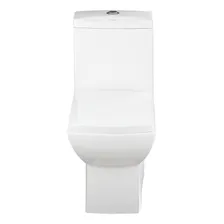 Vaso Sanitário Bacia Monobloco Quadrado Modelo Prisma Foto mini 2