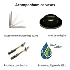 Vaso Sanitário Caixa Acoplada Reno R 250 Foto mini 2