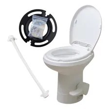 Vaso Sanitário Fixo Motorhome Trailer Barco Com Cerâmica Foto  mini 1