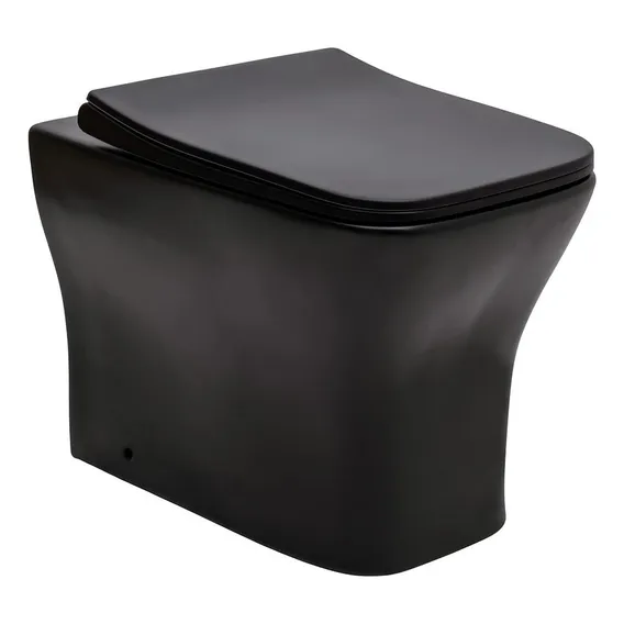 Vaso Sanitário Turmalina Preto Foto 1
