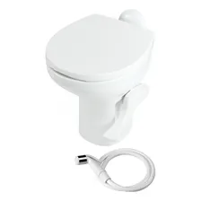 Vaso Sanitario Thetford Style Ii Alto Com Pedal Ceramica Cor Branco Foto mini 2